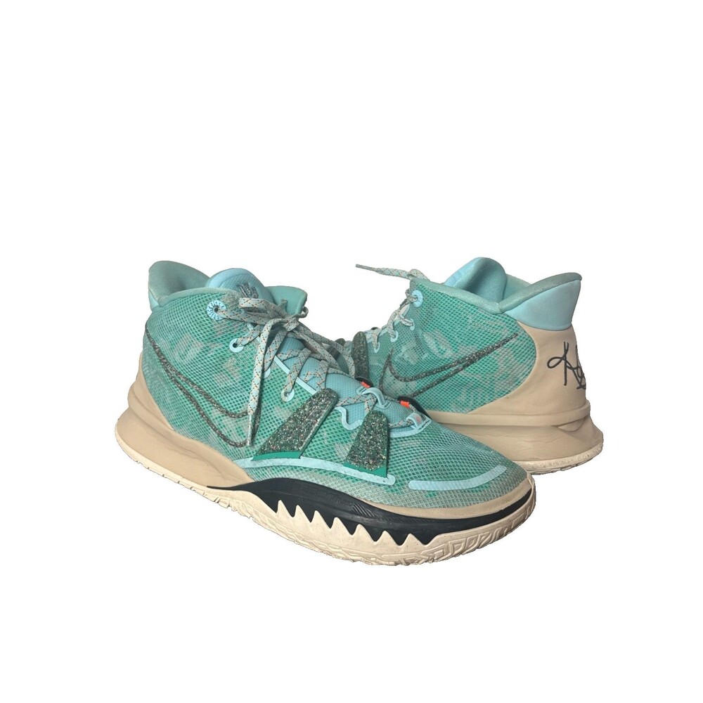 Nike Kyrie 7 Copa Basketball Shoes Mens 13 Teal Green CQ9326-402 Sneakers